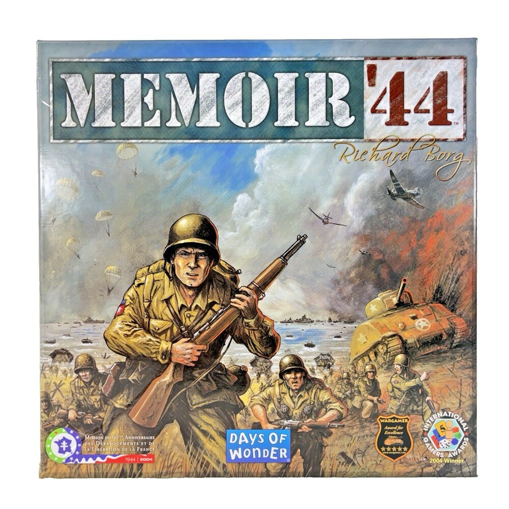 Memoir 44 Days of Wonder Riehard Borg Board Game 2019 Complete